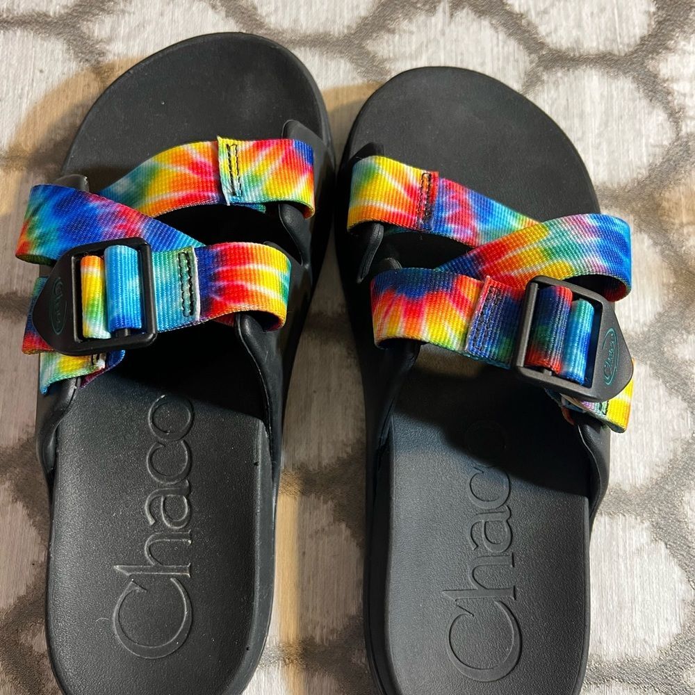 Chaco Tie Dye Strap Sandals